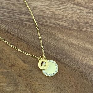 Kate Spade Elegant Gold Pendant Necklace